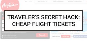 Travel Hack: Buying Cheap Flight Tickets, PTT Outdoor, Banenr,