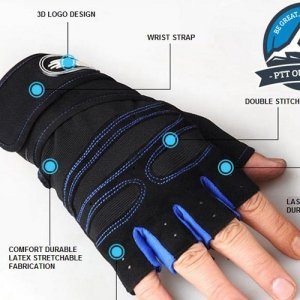 Premium Gym Gloves With Padding, PTT Outdoor, Specs 1,