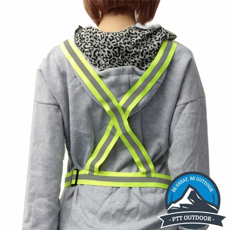 Safety High Visibility Reflective Vest Waistcoat, PTT Outdoor, Female Sample,