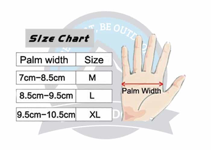 Robesbon Gloves Size Chart