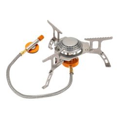 Spider Stove with Hose and Adapter, camping stove, camping gas stove, best portable camping stove, types of camping stoves, light camping stove
