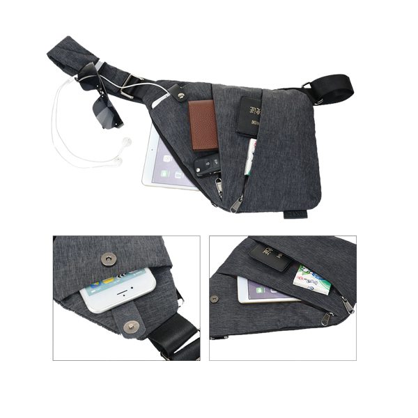 anti theft sling bag waterproof