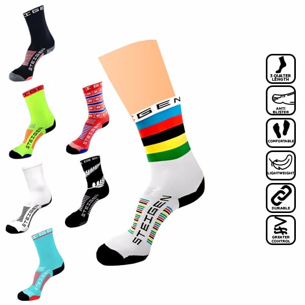 Steigen 3/4 Length, anti blister sock, runner, running, marathon, stoking, selesa, tidak melecet