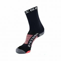 STEIGEN 3/4 Length Anti Blister Socks, PTT Outdoor, 3 Quater Black 1,