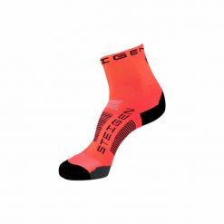 STEIGEN 1/2 Length Anti Blister Socks, PTT Outdoor, Half Fluoro Red 1,