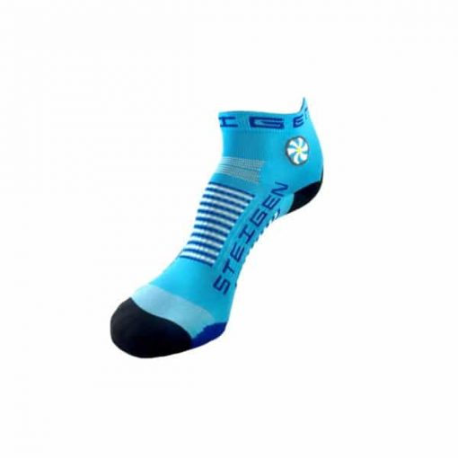 STEIGEN 1/4 Length Anti Blister Socks, PTT Outdoor, Quater Breezy Blue,