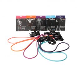 SANCTBAND ACTIVE Tubing With Handle, exercise, workout, bend, elastic, home workout, tubing, plastic