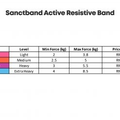 SANCTBAND ACTIVE Resistance Bands, PTT Outdoor, Sanctband Active Resistive Band 1,
