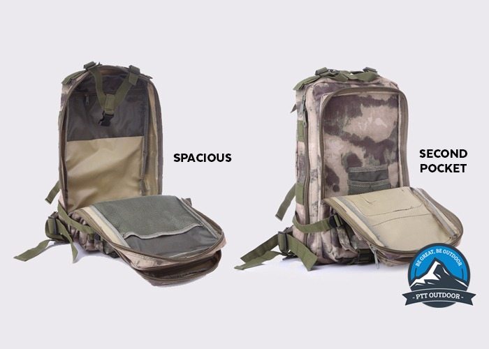 TAHAN Tactical 35L Backpack for Camping Hiking Black PGMall