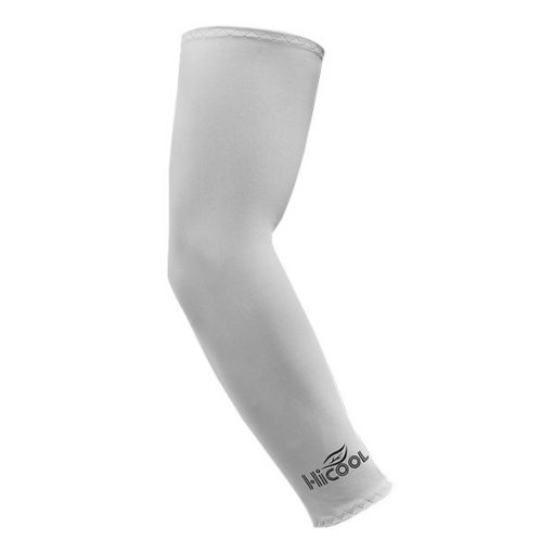 HiCool Sunscreen Arm Sleeves (per pair), PTT Outdoor, Grey Sleeve,