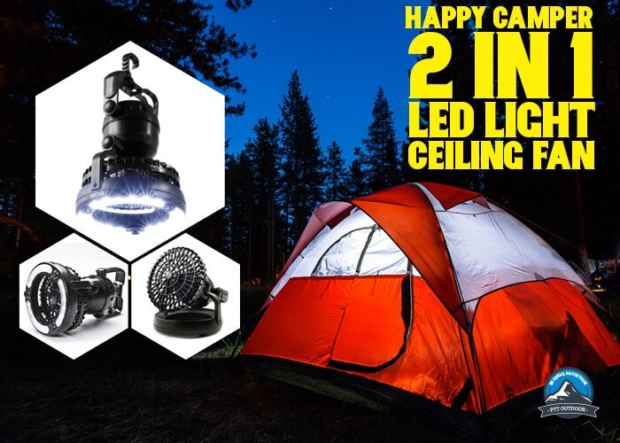 Happy Camper 2 In 1 Led Lamp Ceiling Fan Ptt Outdoor Reviews