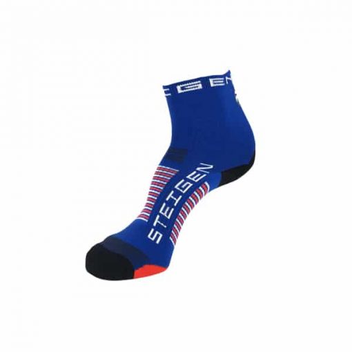 STEIGEN 1/2 Length Anti Blister Socks, PTT Outdoor, Half Cool Blue,
