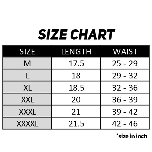 xl pant size chart