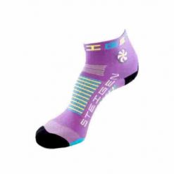 STEIGEN 1/4 Length Anti Blister Socks, PTT Outdoor, Quarter Purple,
