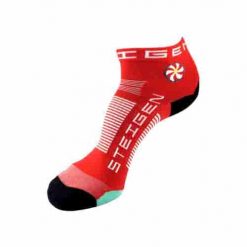 STEIGEN 1/4 Length Anti Blister Socks, PTT Outdoor, Quarter Red,