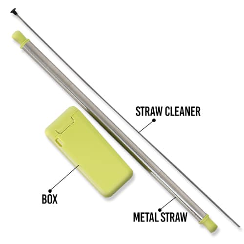 Collapsible Metal Straw, PTT Outdoor, 4,