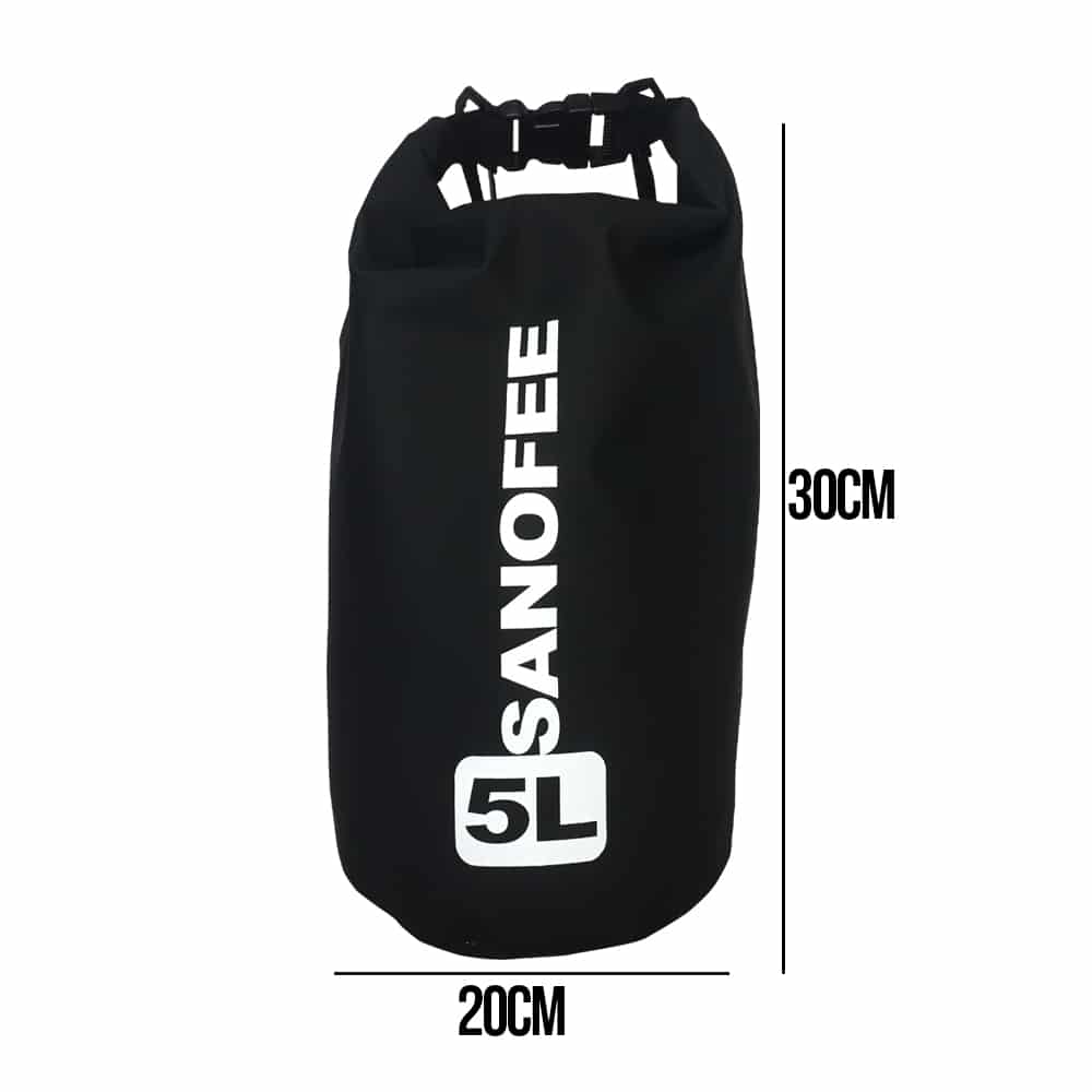 SANOFEE Dry Bag, 5l Capacity lightweight travel bag, 2L capacity lightweight travel bag, hiking bag, camping bag, foldable bag