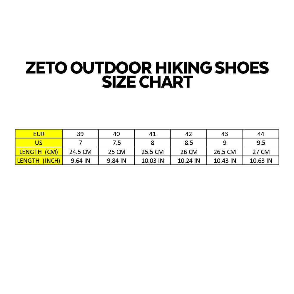 Zeto Outdoor Sport Athletic Shoe, PTT Outdoor, 5 23,