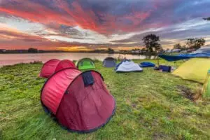 Basic Camping Tips for Beginners, PTT Outdoor, dome tents camping near lake PCL2YNB,