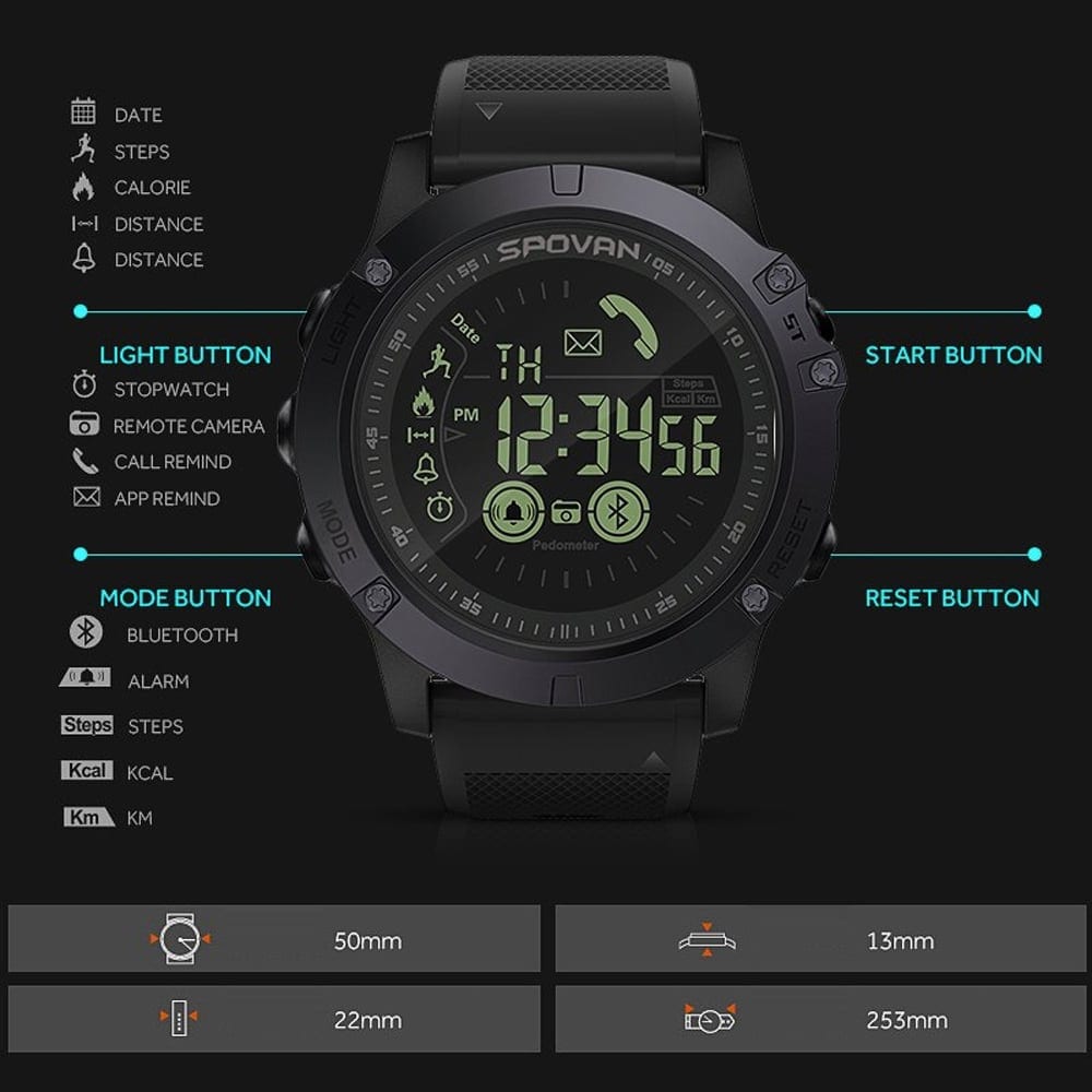 spovan sport watch