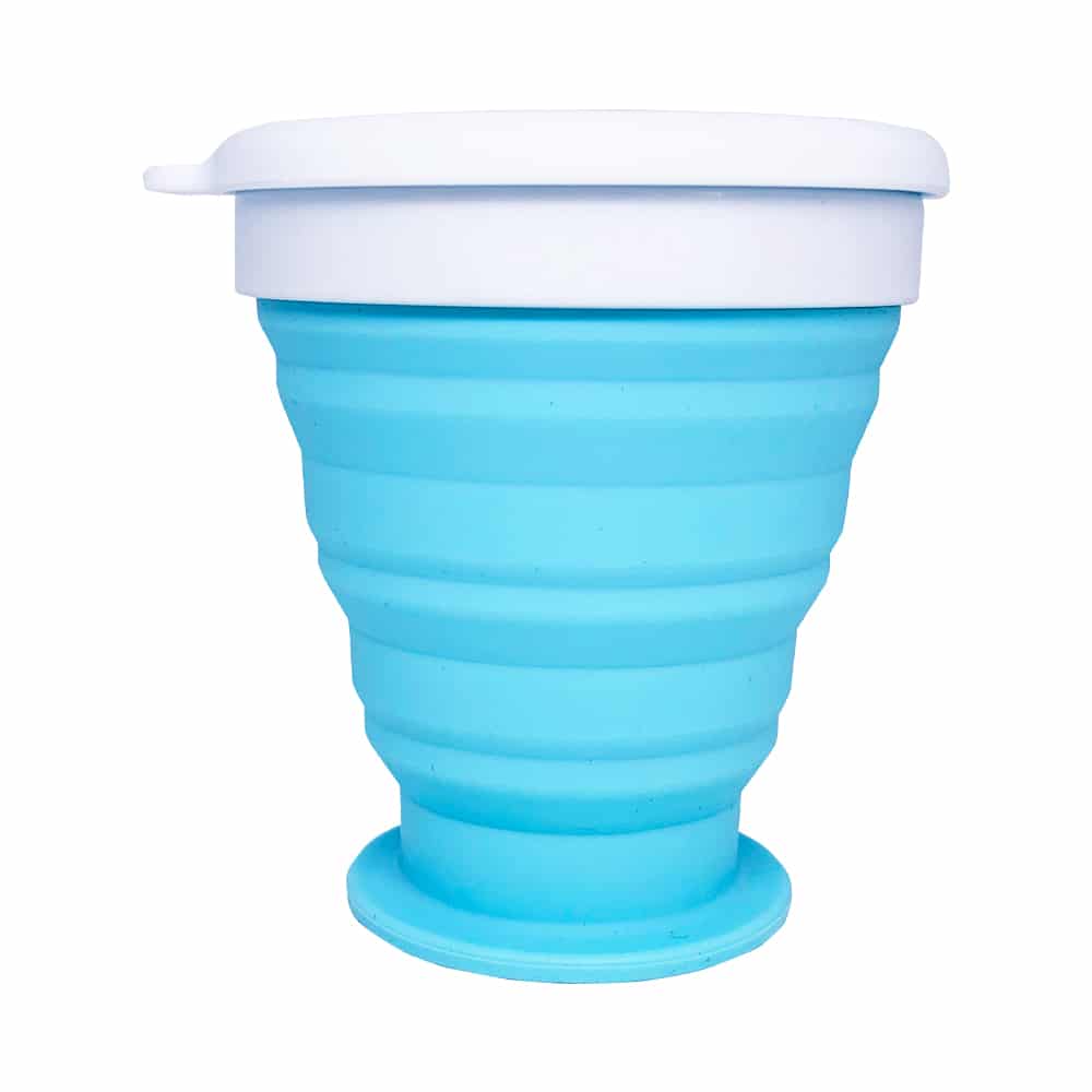 Outdoor Collapsible Silicone Cup, PTT Outdoor, Blue 1,