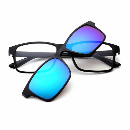 Moffy Outdoor Polarized Sunglasses with Magnetic Frame, PTT Outdoor, Blue 12,