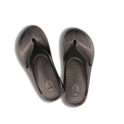FREEWORLD Recovery Flip Flop - Unisex Sandal, PTT Outdoor, Black,