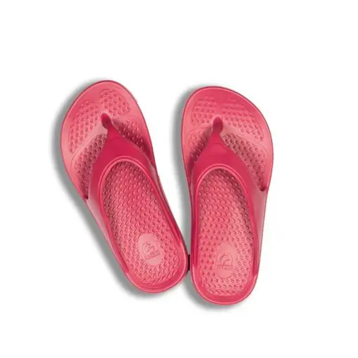 FREEWORLD Recovery Flip Flop - Unisex Sandal, PTT Outdoor, Burgandy 6,