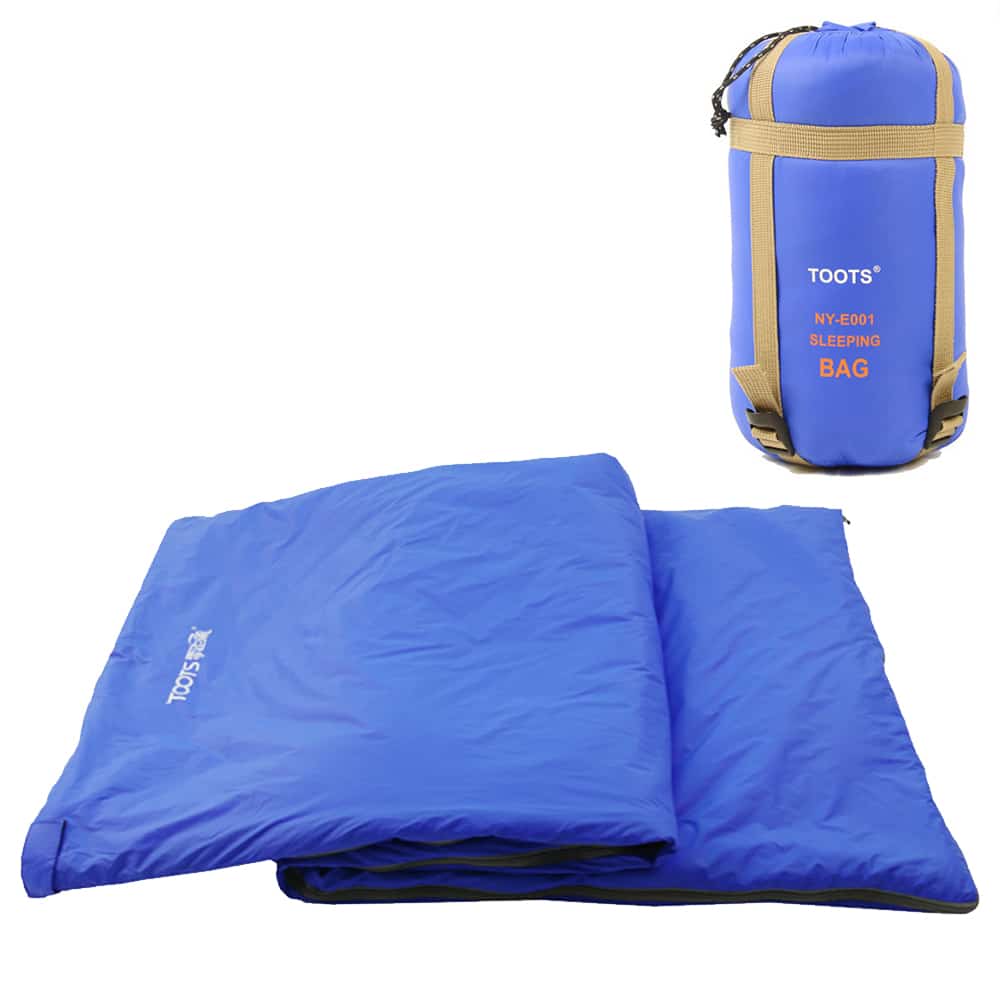 6 Must Have Items For Your Kinabalu Hike, TAHAN, TOOTs Ultralight Sleeping Bag LightBlue 2,