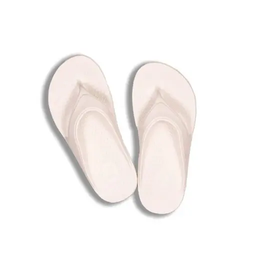FREEWORLD Recovery Flip Flop - Unisex Sandal, PTT Outdoor, White 6,