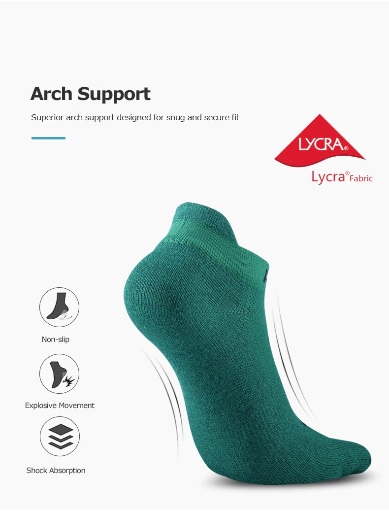 AONIJIE Premium Compression Toe Socks, PTT Outdoor, 4,