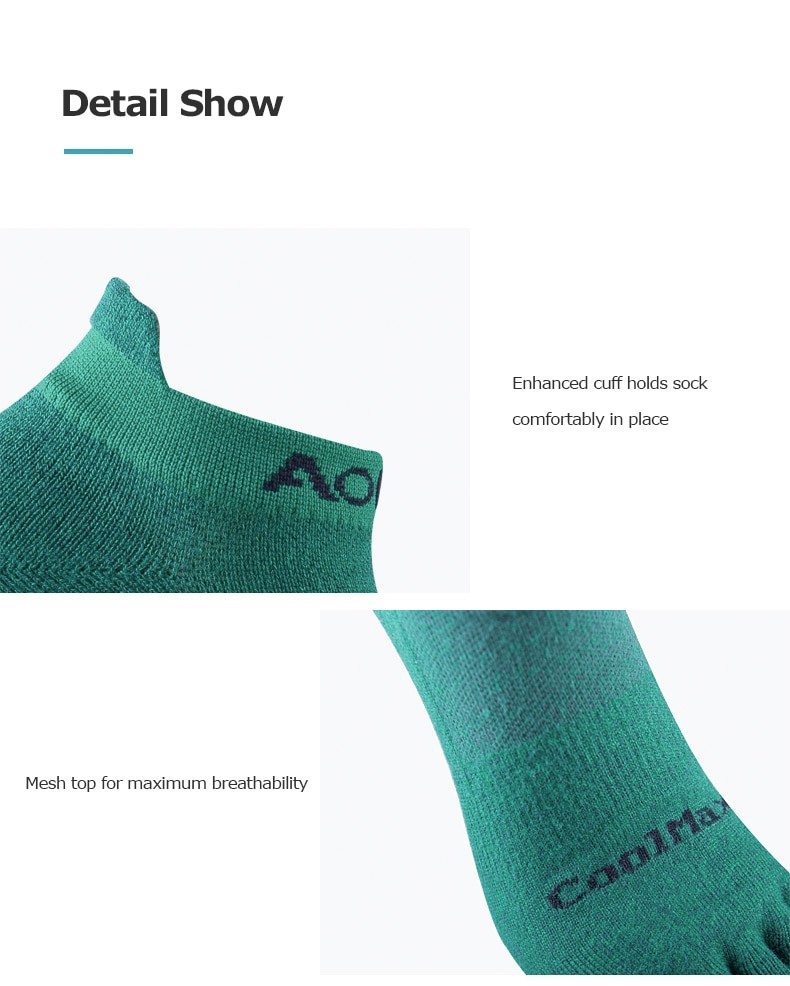 AONIJIE Premium Compression Toe Socks, PTT Outdoor, 7,