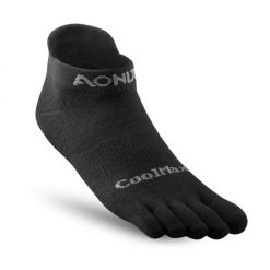 AONIJIE Premium Compression Toe Socks, PTT Outdoor, Aonijie Short Compression Toe Socks Black,