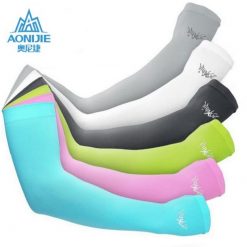 AONIJIE Breathable Arm Cuff Sleeves, PTT Outdoor, 1 Pair Sunscreen Breathable Arm Cuff Sleeves Sport Bicycling Driving Running Gloves UV Protected Arm Warmer,
