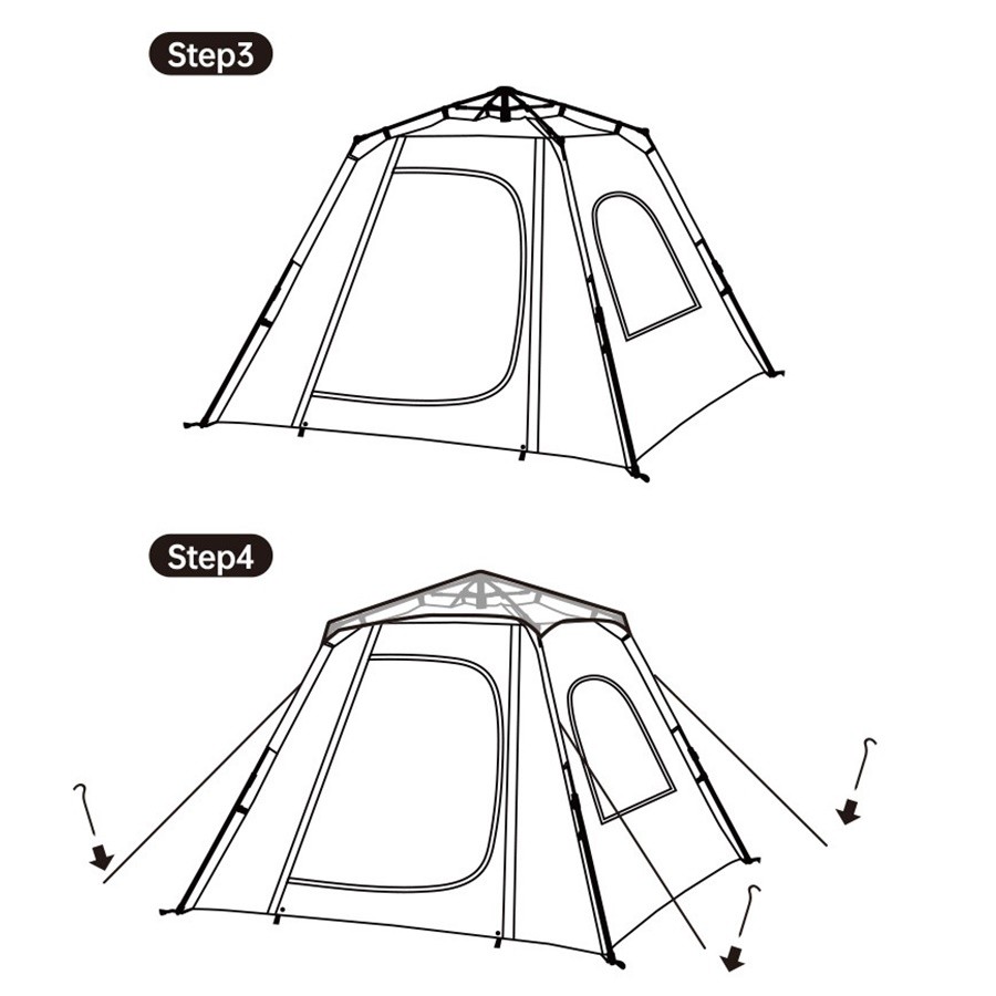 NATUREHIKE Ango 3 Person Automatic Tent