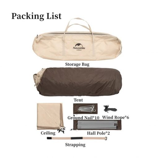 NATUREHIKE Ango 3 Person Automatic Tent, PTT Outdoor, NATUREHIKE Ango 3 Person Automatic Tent 5,