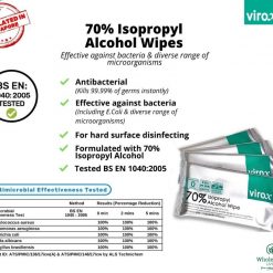 VIROX Killing Germs Medical Wipes, PTT Outdoor, 8,