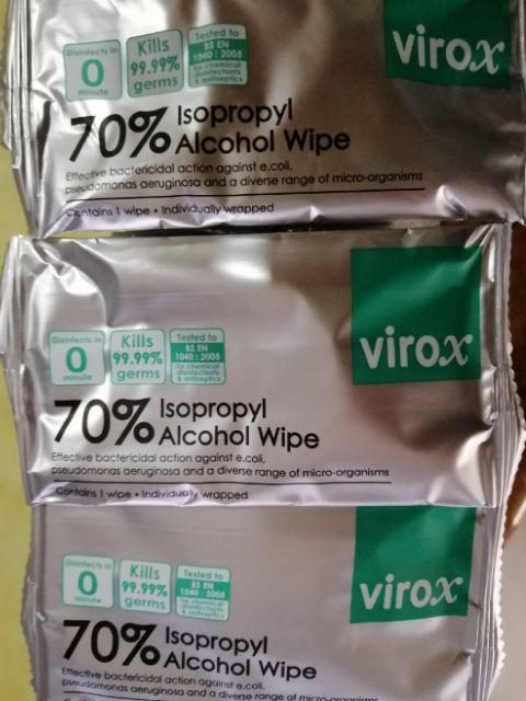 VIROX Killing Germs Medical Wipes, PTT Outdoor, 9 rotated,