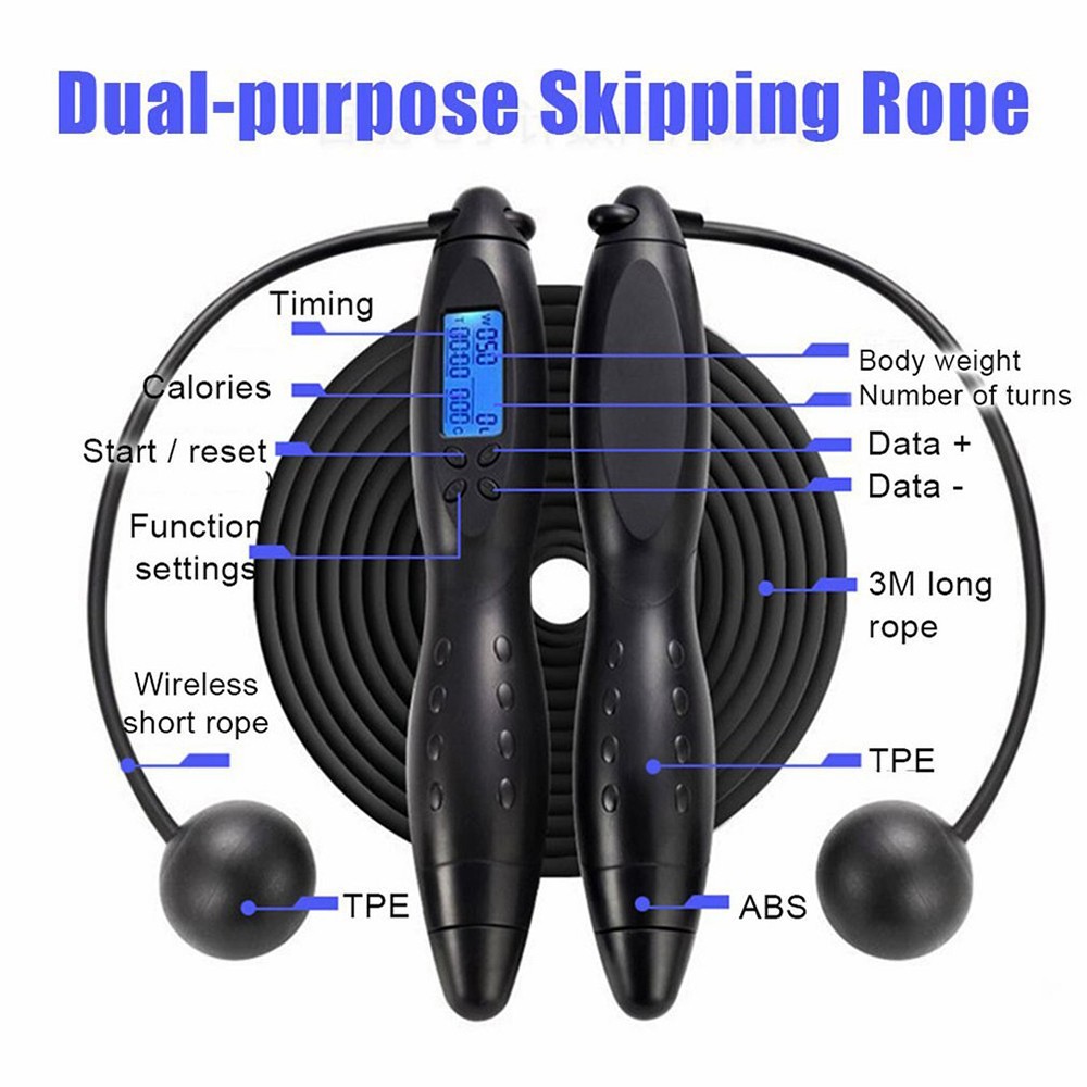POWER BEARR Digital Skipping Rope, skipping rope, Nike skipping rope, skipping rope set, badminton skipping rope, bulk buy skipping ropes