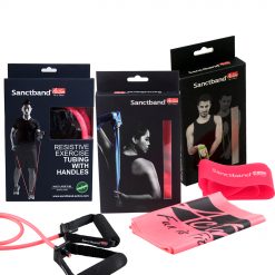 SANCTBAND ACTIVE Lightweight Set, Sanctband | Resistance Band | Mini Loop | Tubing with Handle | Lightweight Set Workouts | Lightweight Set Exercises | Lightweight Set Malaysia