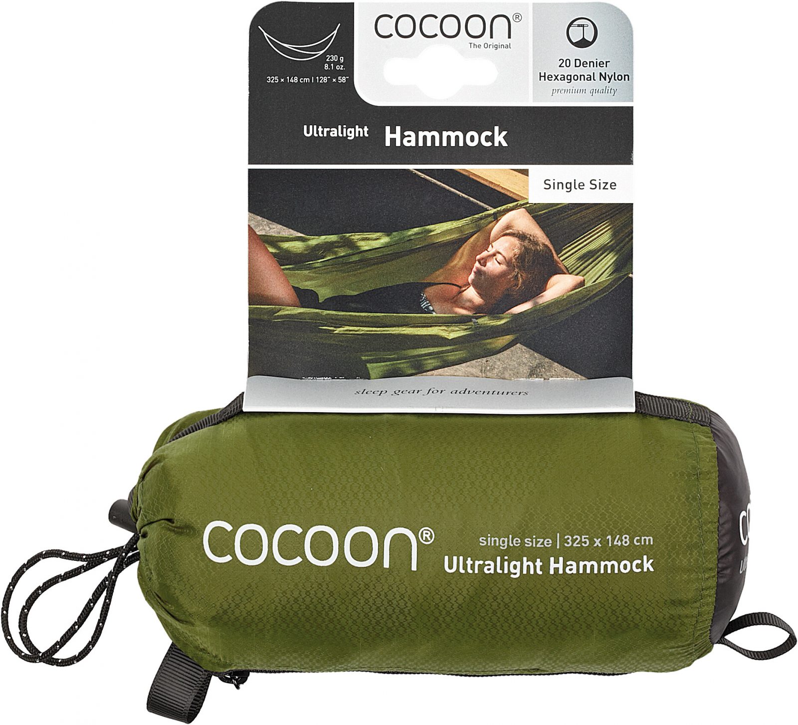 Cocoon Ultralight Hammock Olive Green