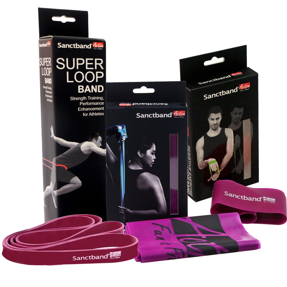 Great Combo Deals, PTT Outdoor, Sanctband Active Home Workout Set,