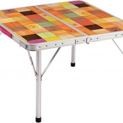 COLEMAN 60 Plus Natural Mosaic Living Room Table- 2 stage adjustable