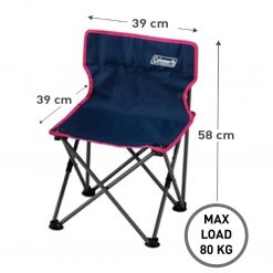 COLEMAN Navy Set Steel Table & Chairs