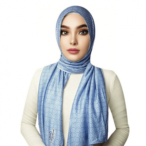 MYSPORTSHIJAB EZDryLight Active Shawl, PTT Outdoor, Planks Blue min,