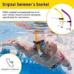 FINIS Original Swimmers Snorkel, PTT Outdoor, 1.05.009 Yellow Usage.Main 21 FINIS,