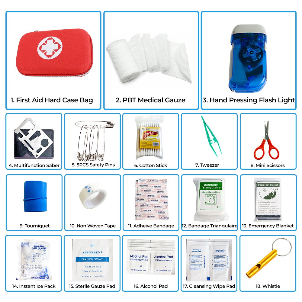 Medical First Aid Kit (18 in 1)First Aid Kit | First Aid Kit Box | First Aid Kit Malaysia | First Aid Kit Price | Harga First Aid Kit