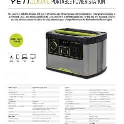 GOAL ZERO Yeti 200X Lithium Portable Power Station, PTT Outdoor, Yeti 200 Lithium 03,