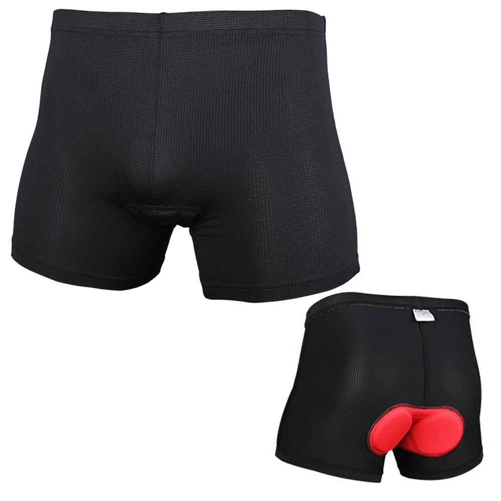 Breathable Sports Shorts with Padding, cycling, running, foam, thin, mesh, long wear, underwear