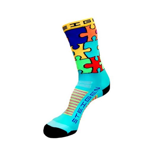 STEIGEN 3/4 Length Anti Blister Socks, PTT Outdoor, 3 Quater Jigsaw,
